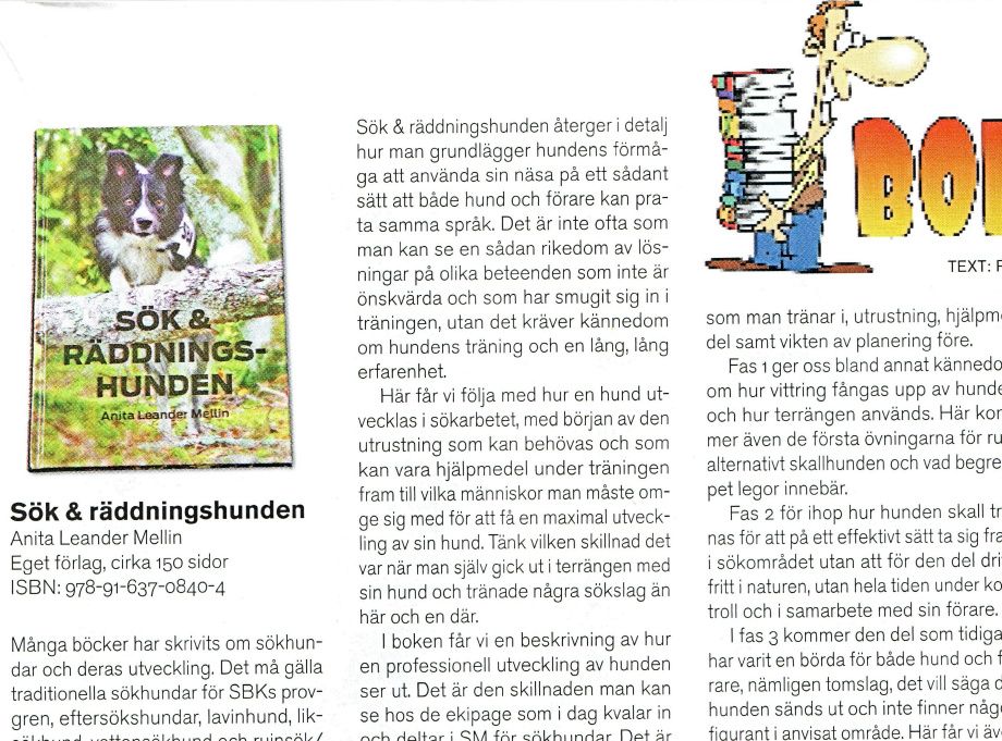 Recension i Hundsport Nr  11/  2012